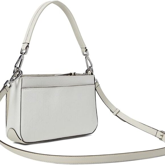 CALVIN KLEIN LUCY SHOULDER BAG WHITE FLORAL - Picture 4 of 13